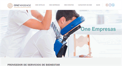 Desktop Screenshot of one-massage.com