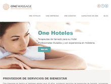 Tablet Screenshot of one-massage.com